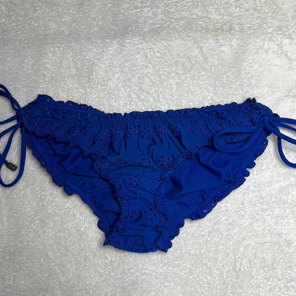 Blue bikini bottoms